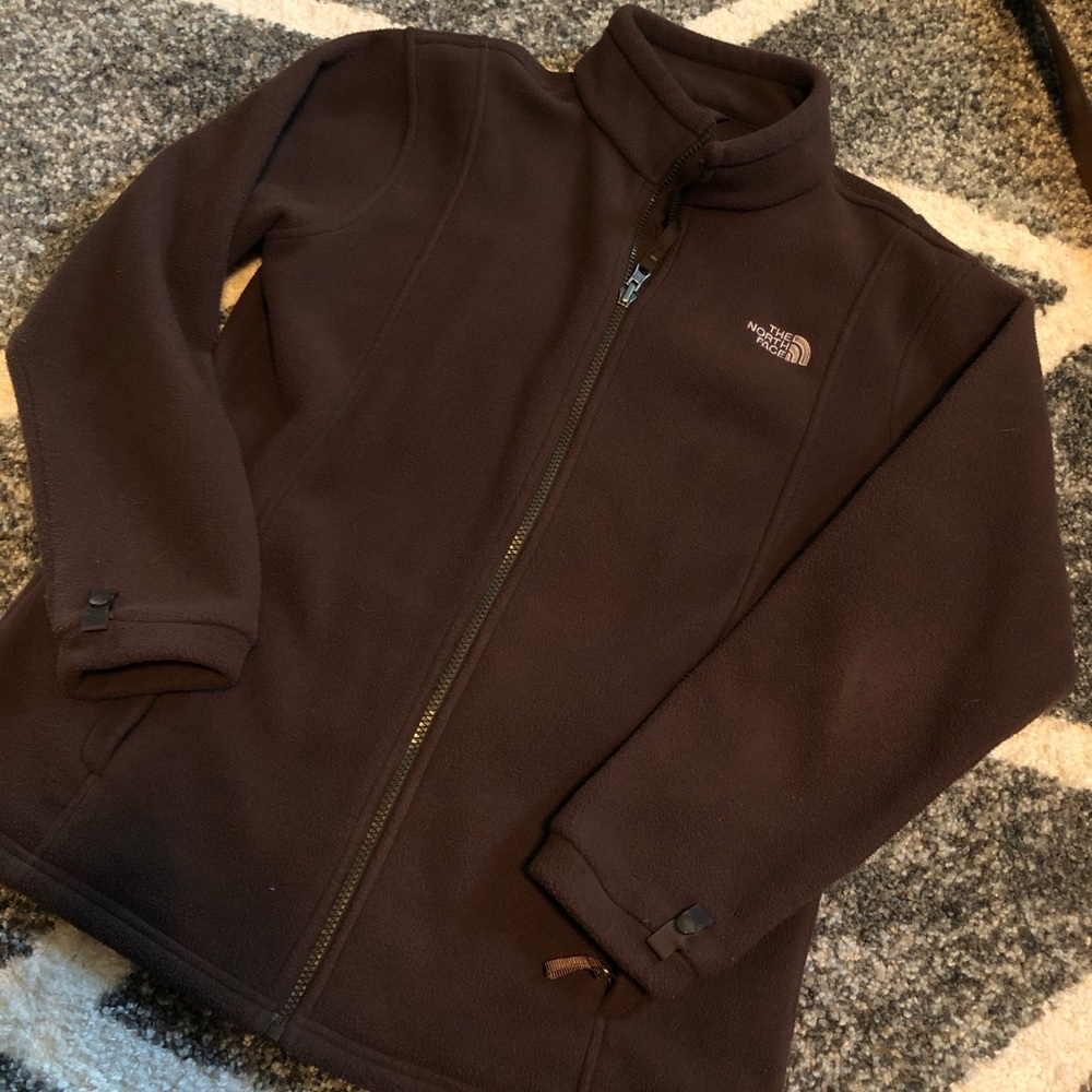 Brown North face fleece